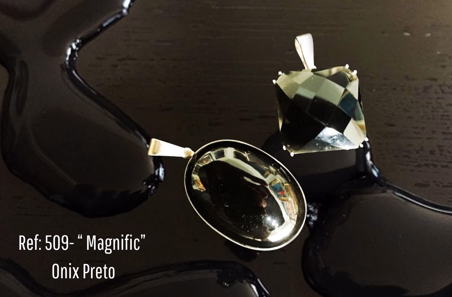 Pingente Magnific Onix Preto