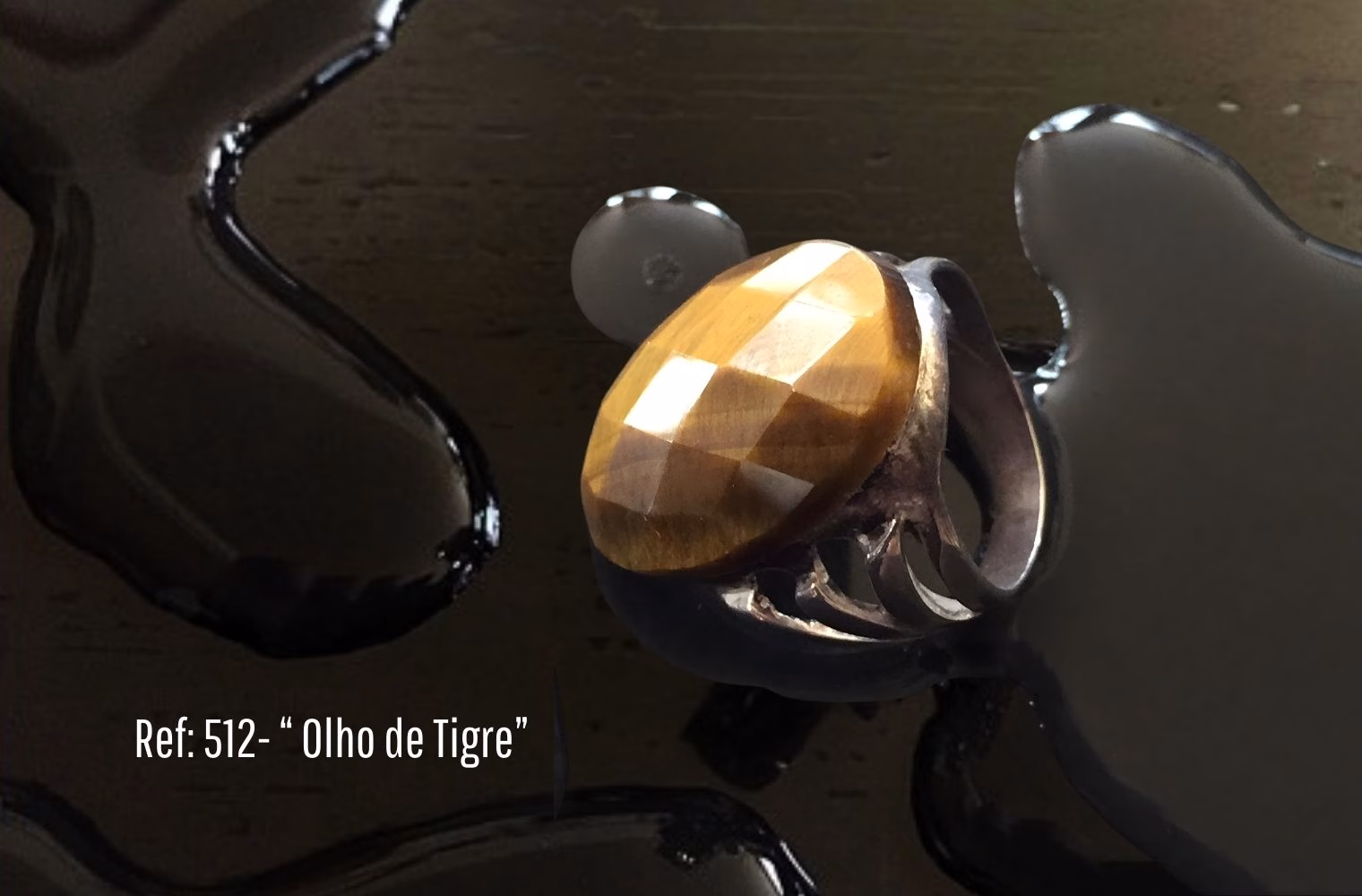 Anel Olho de Tigre